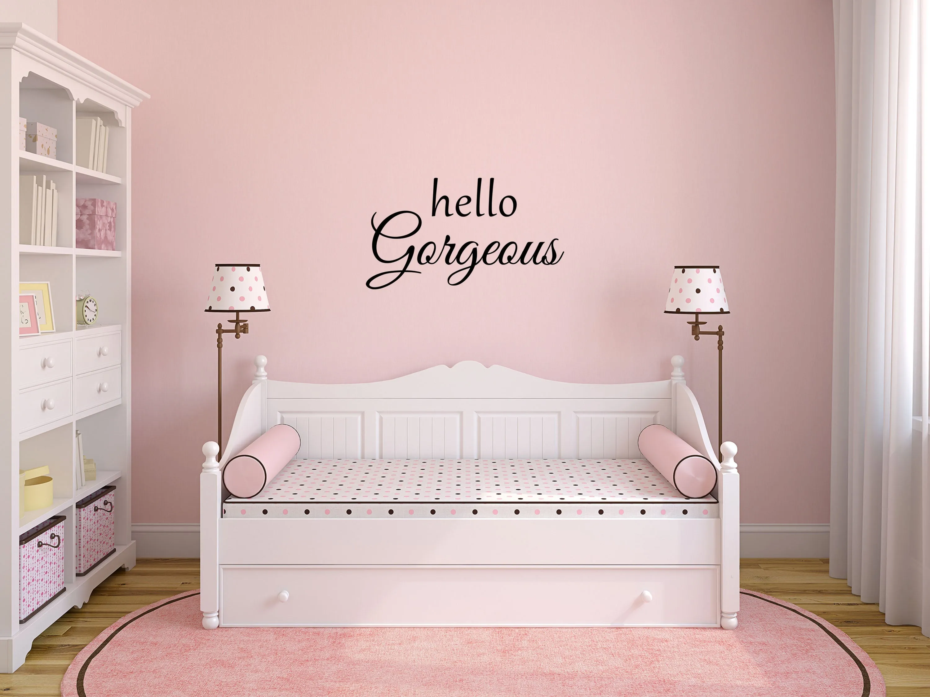 Hello Gorgeous Wall Decal Sticker