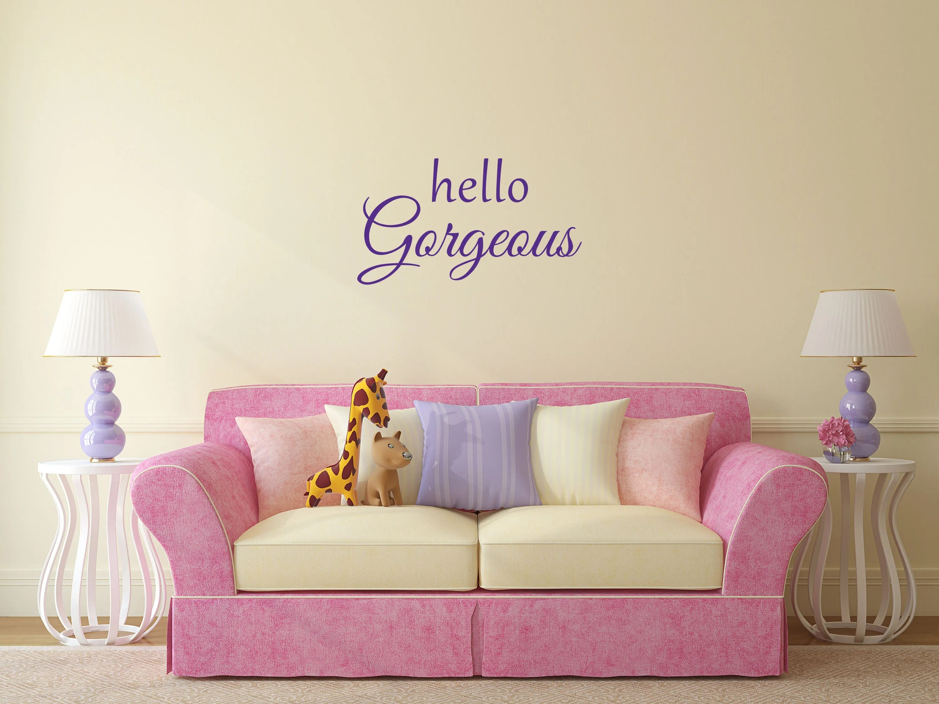 Hello Gorgeous Wall Decal Sticker