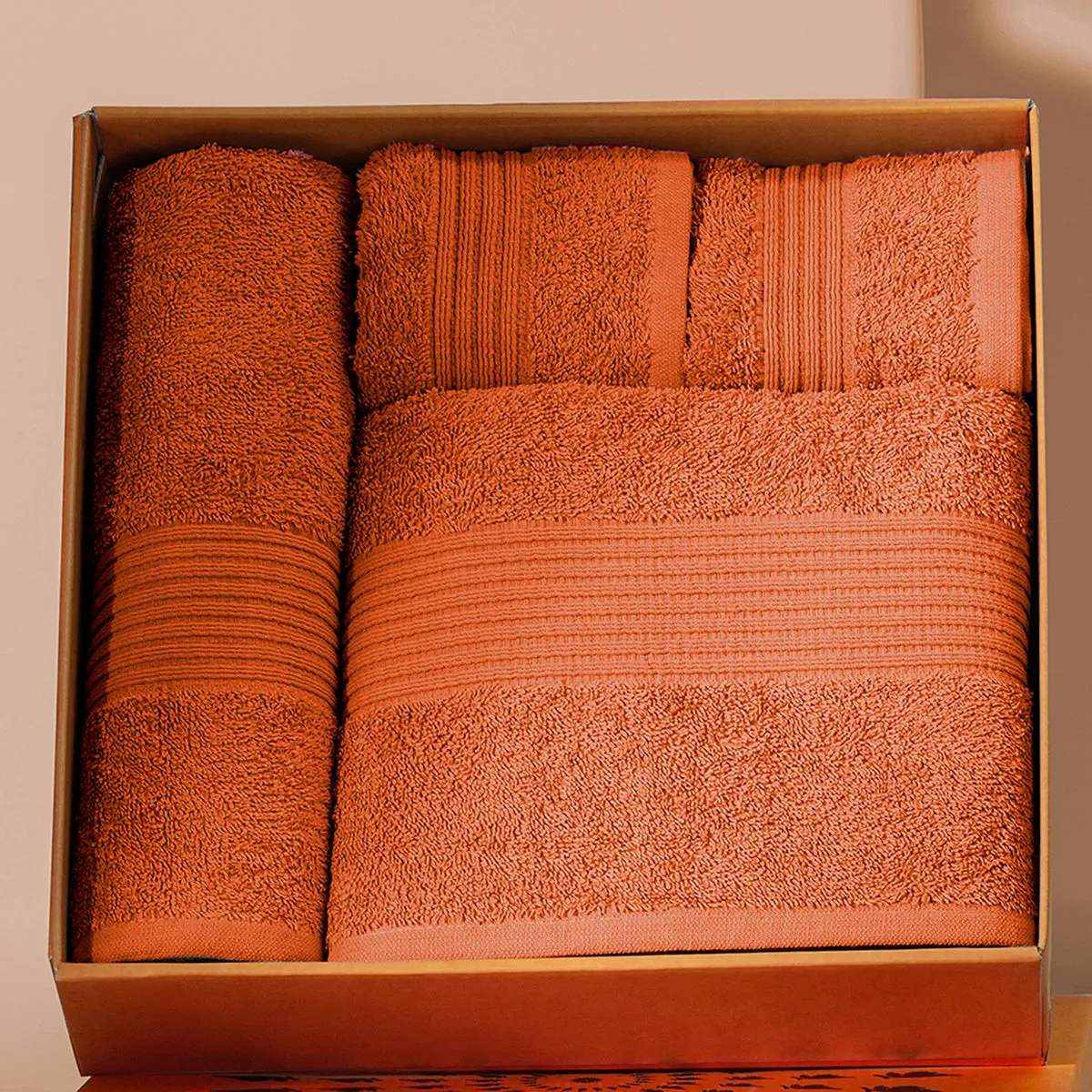 Hermosa Jeneth 100% Cotton 450 GSM Bath Towel Set