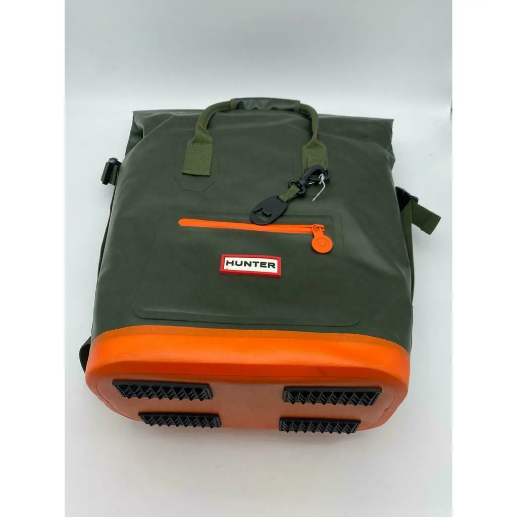 Hunter Target Travel Roll-Top Cooler Backpack 17L Olive & Orange