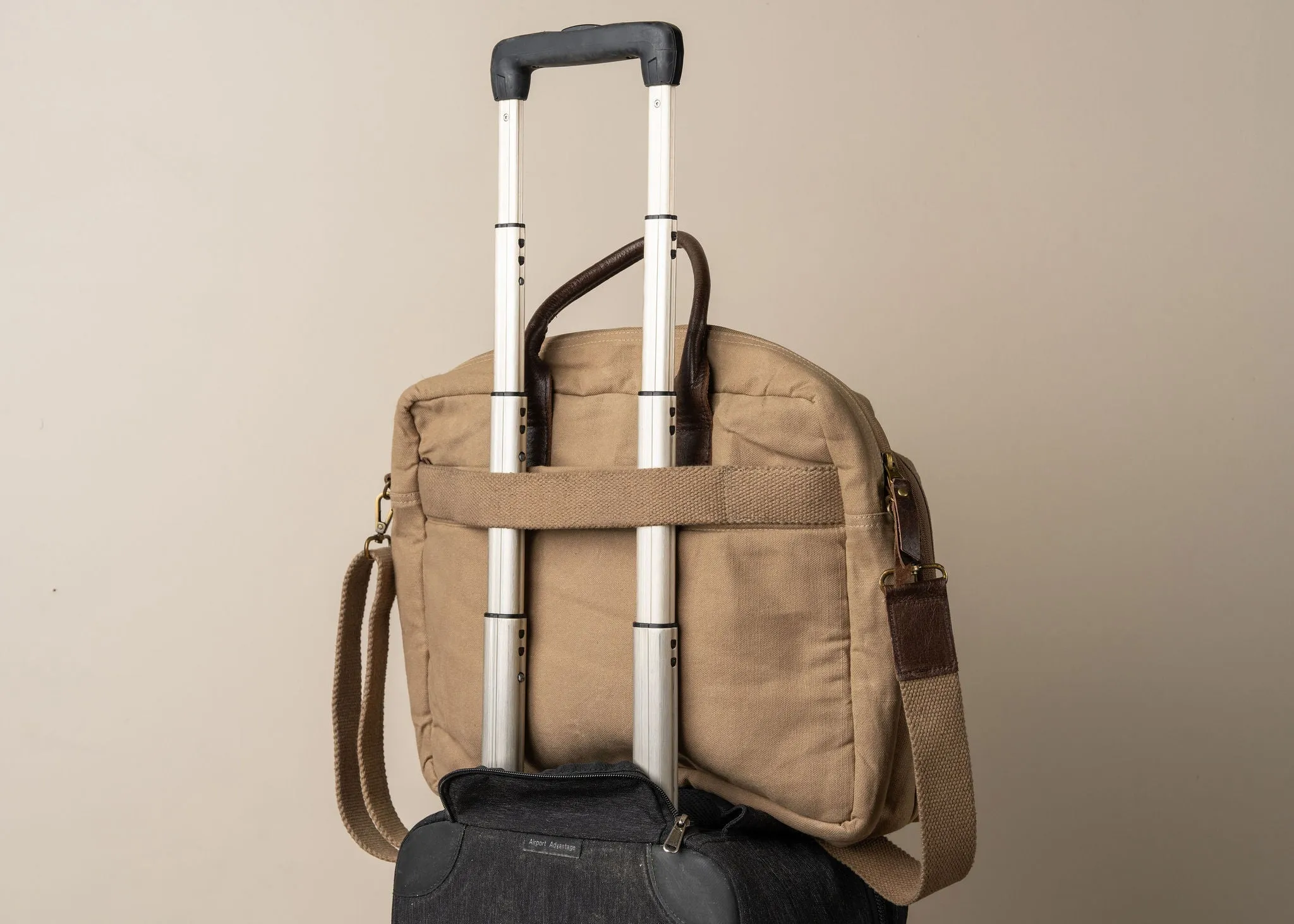 Journey Canvas Laptop Bag | Clay