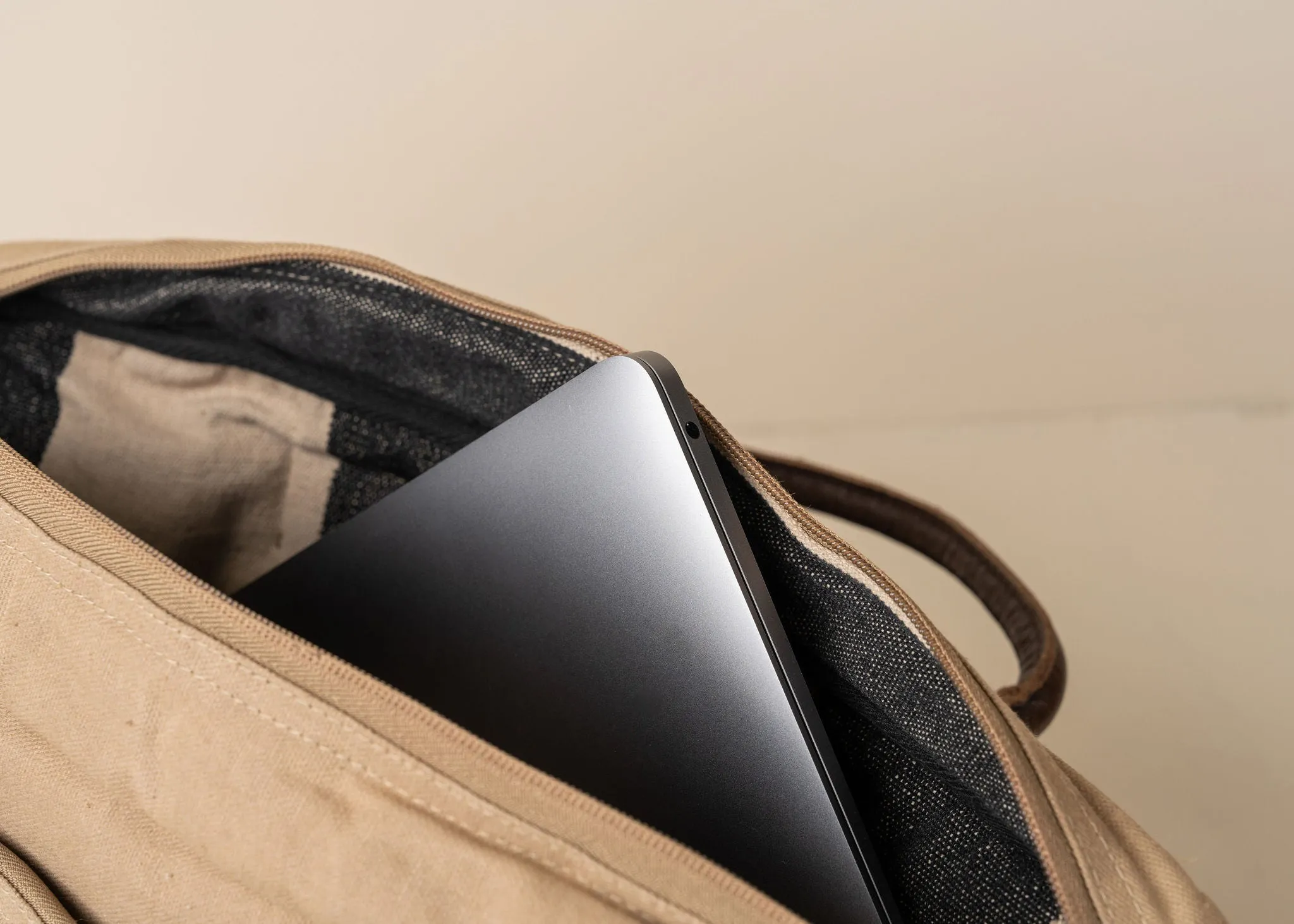 Journey Canvas Laptop Bag | Clay