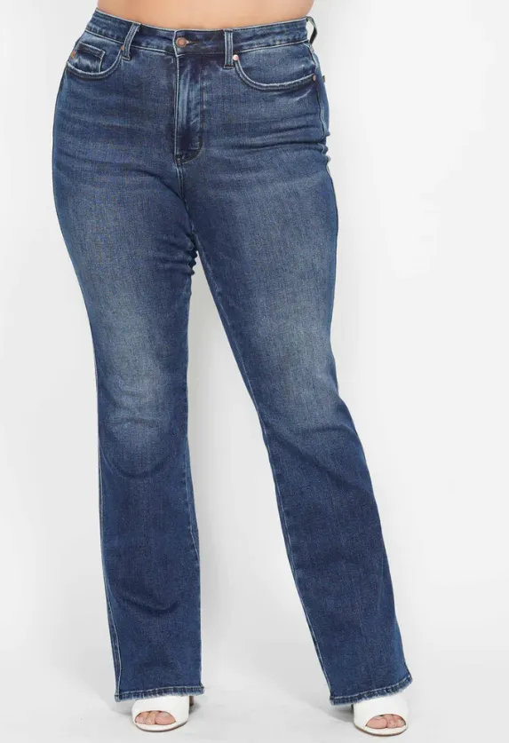 Judy Blue HW Short Inseam Bootcut
