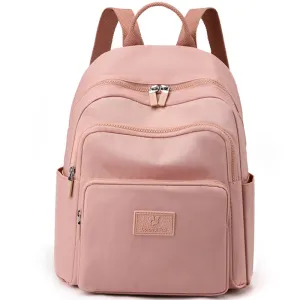 Kids Mini School Backpacks - Black Pink Purple Book Bags For Girls Waterproof Nylon Casual BookBag