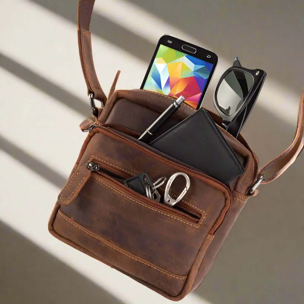 Leather Shoulder Bag Stan- Sandel
