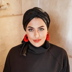 Leather Speckles Turban