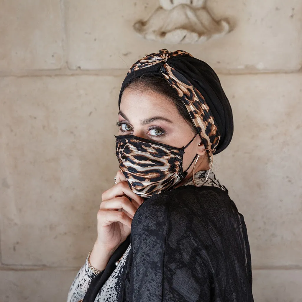 Leopard Spin Turban