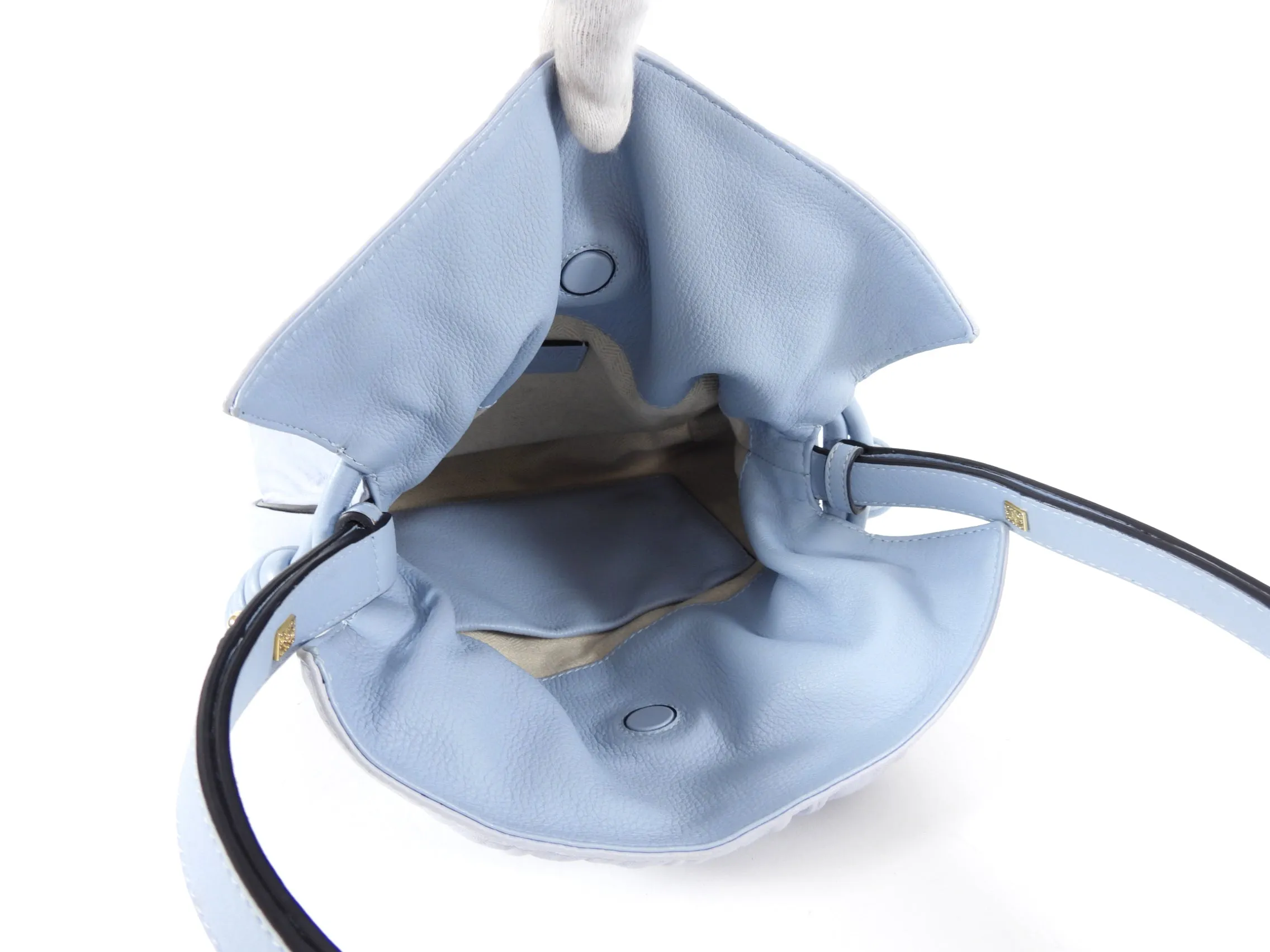 Loewe Pale Light Blue Flamenco Knot Small Bag