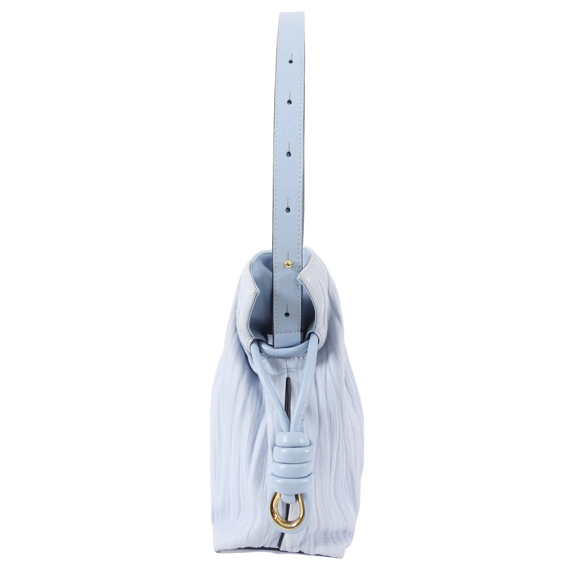 Loewe Pale Light Blue Flamenco Knot Small Bag