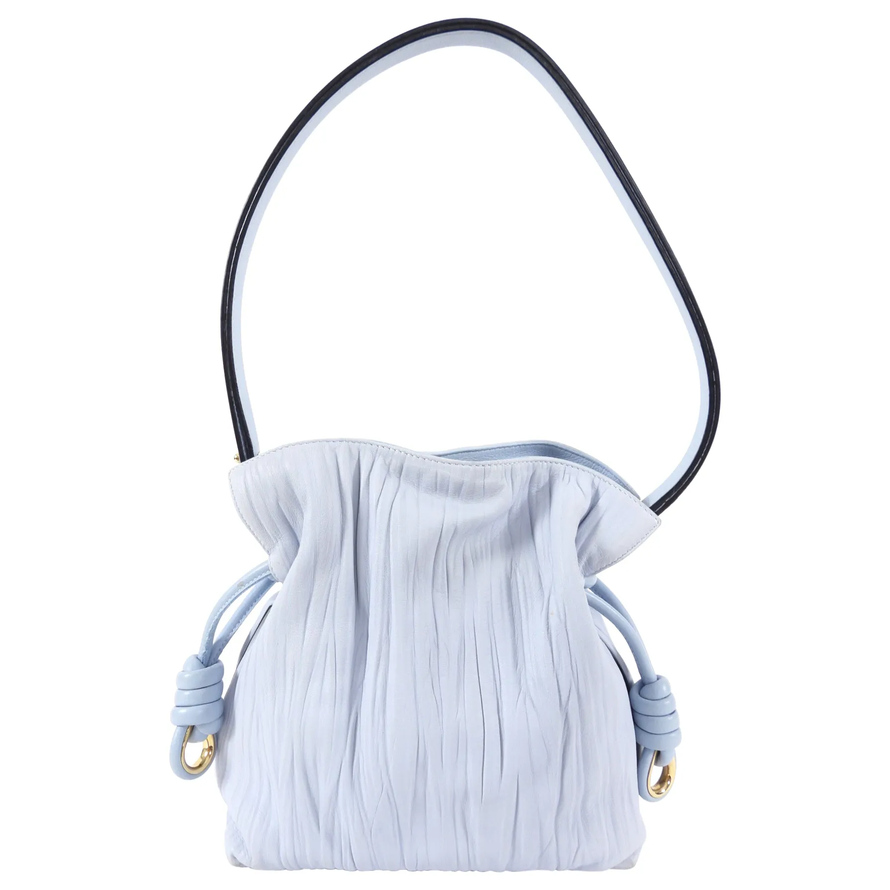 Loewe Pale Light Blue Flamenco Knot Small Bag