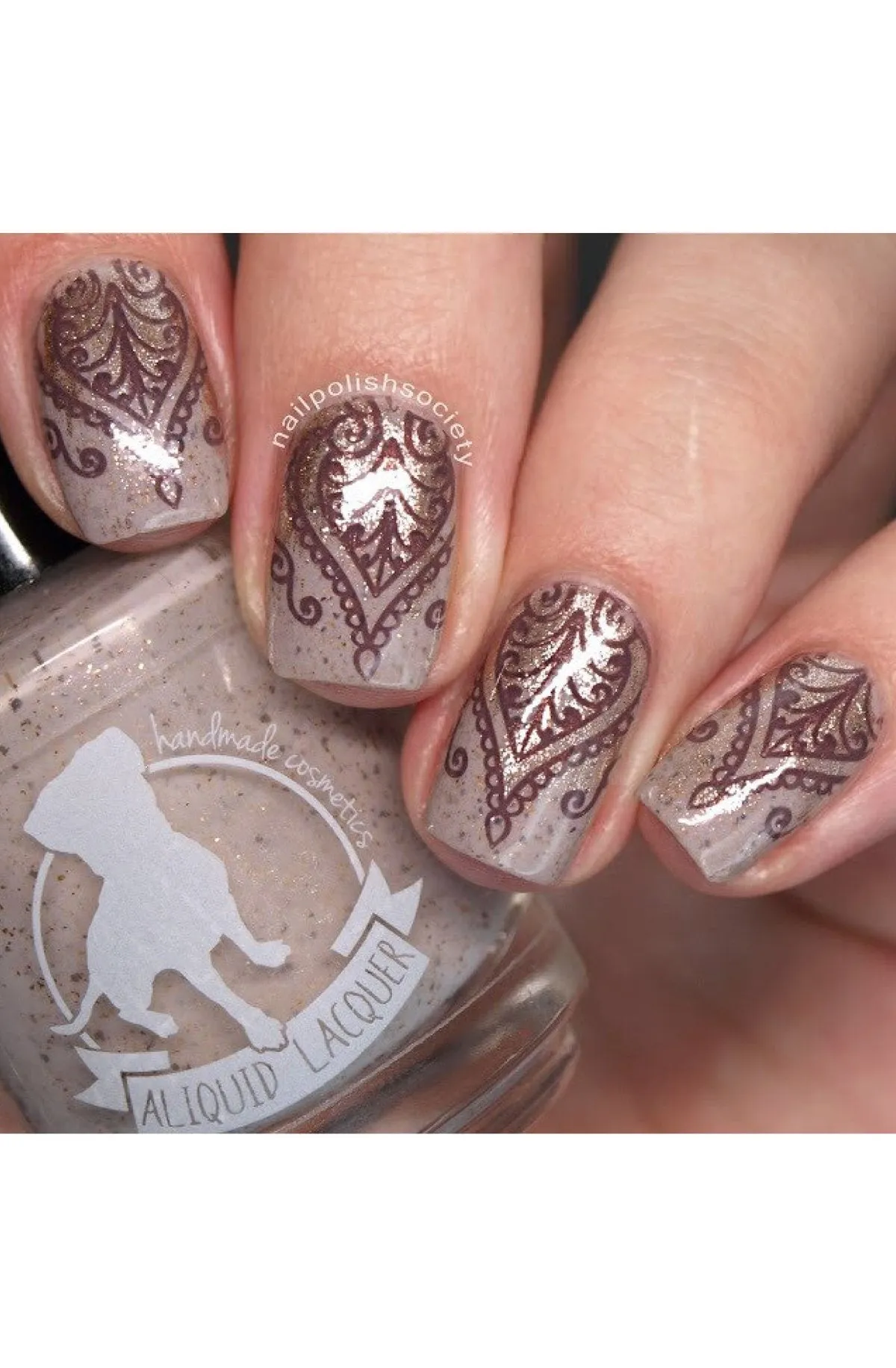 Mandala Love - Uber Chic Mini Stamping Plate
