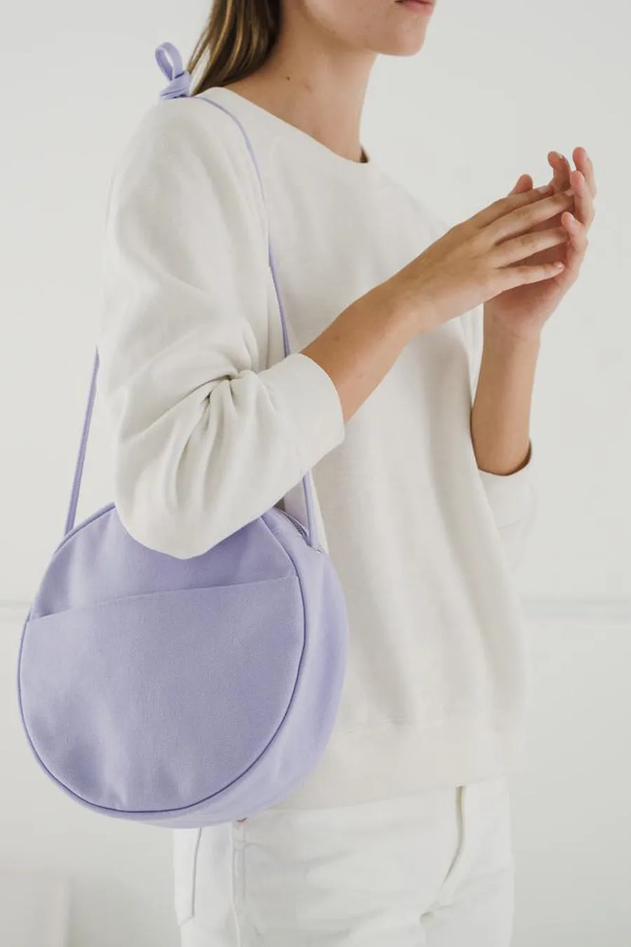 Medium Canvas Circle Bag