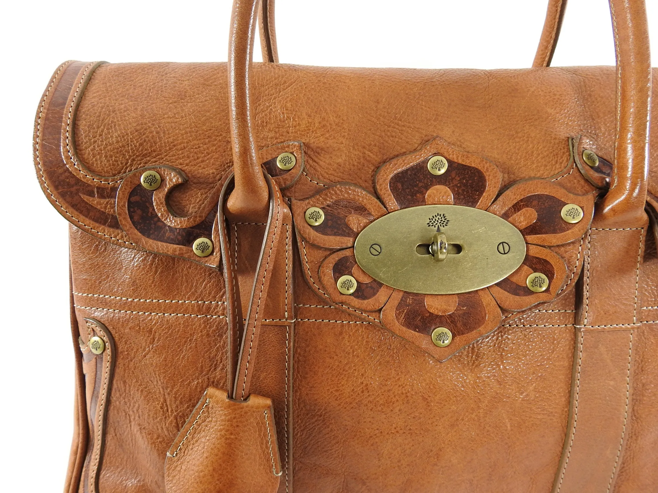 Mulberry Brown Leather Bayswater Classic Tote Bag