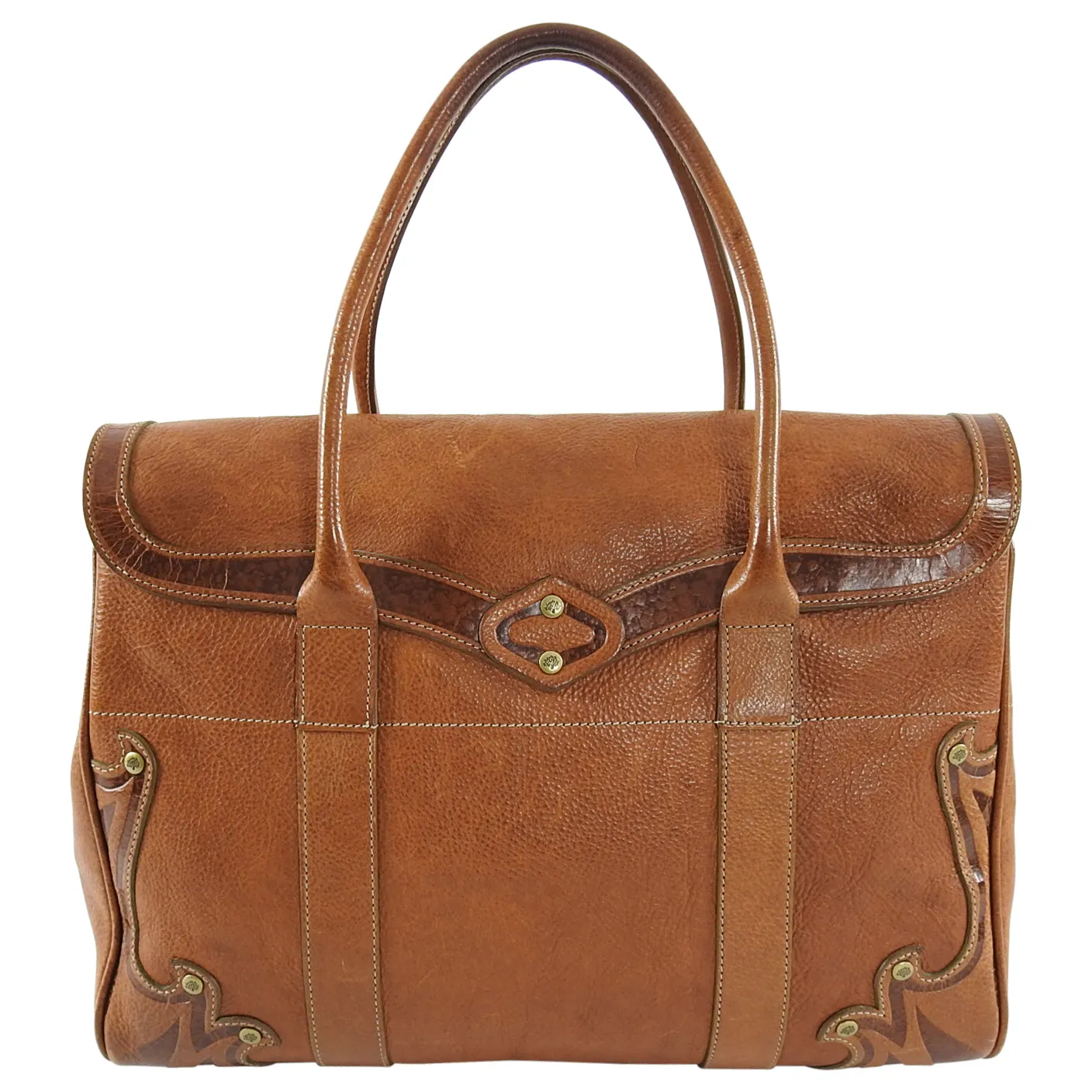 Mulberry Brown Leather Bayswater Classic Tote Bag