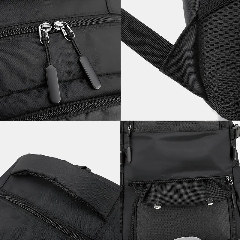 Multi-Pocket Waterproof Sports Bag Basketball Soccer Backpack