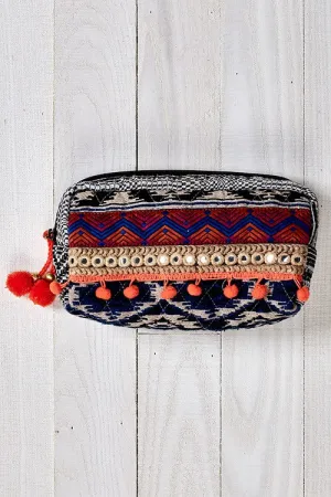 Multi Trimmed Makeup Bag