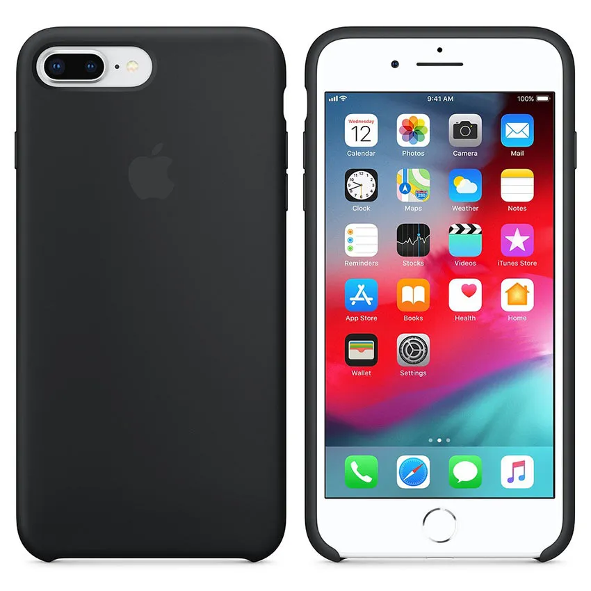 Official Apple Case iPhone 7/8 Plus Silicone Black MQGW2ZM/A
