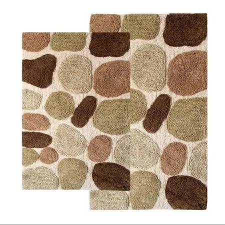 Pebbles 2 Piece Bath Rug Set