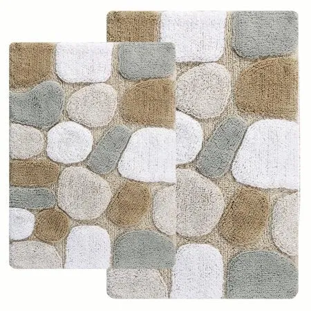Pebbles 2 Piece Bath Rug Set