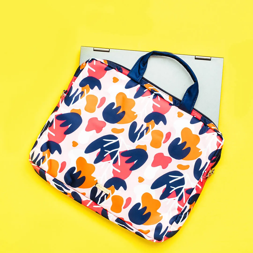 Pink Portable Savannah Thin Laptop Bag