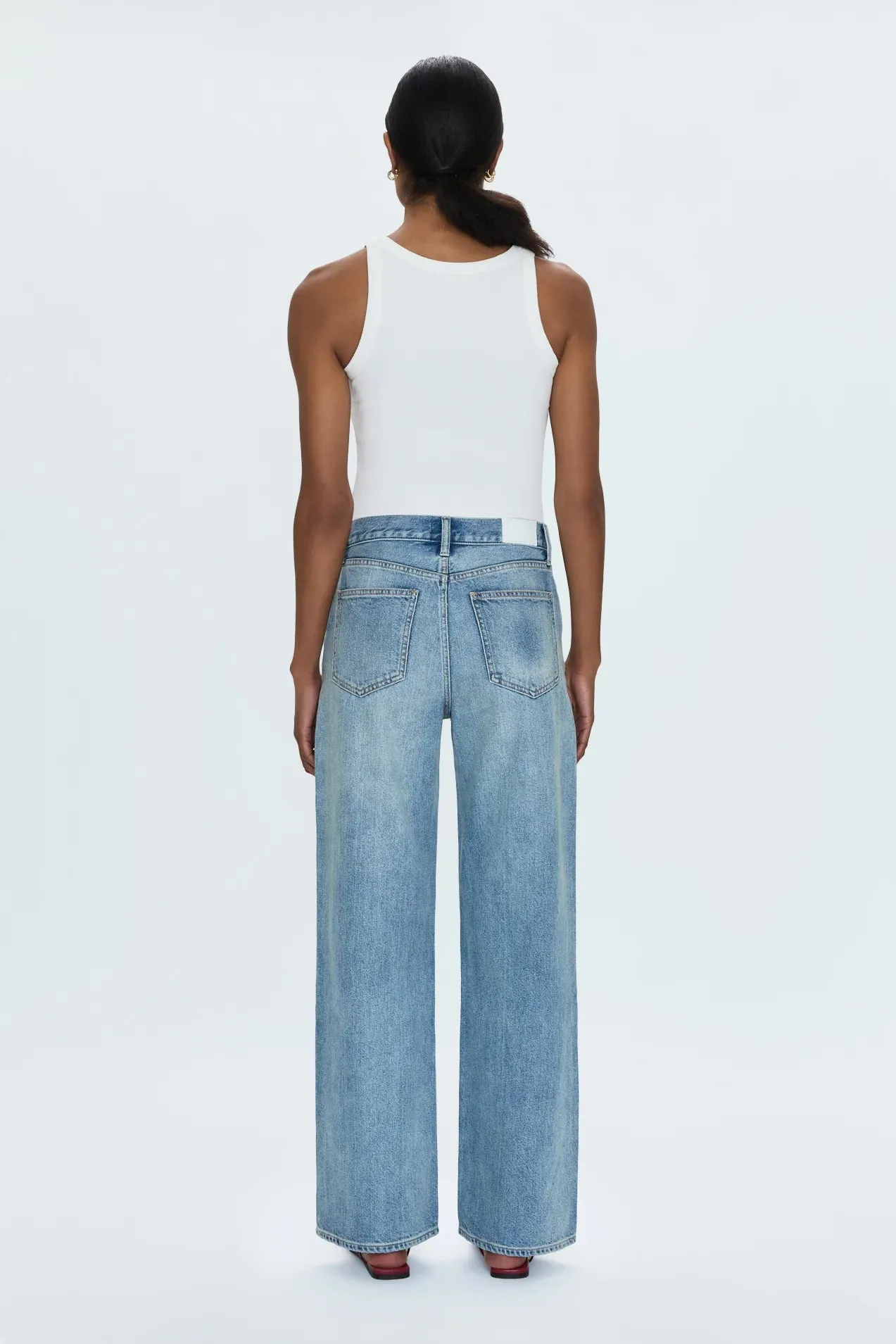 PISTOLA - HENDRIX HIGH RISE RELAXED JEAN APPRENTICE DISTRESSED
