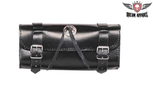 Plain Motorcycle Tool Bag With Concho
