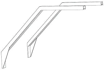 Production Basics 8538 Standard Overhead Mount Arms for Workstations