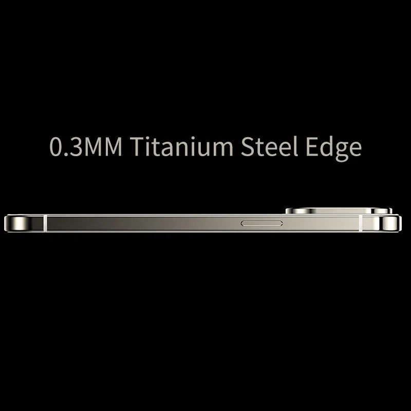 Raw Titanium Metal Frosting Phone Case For iPhone