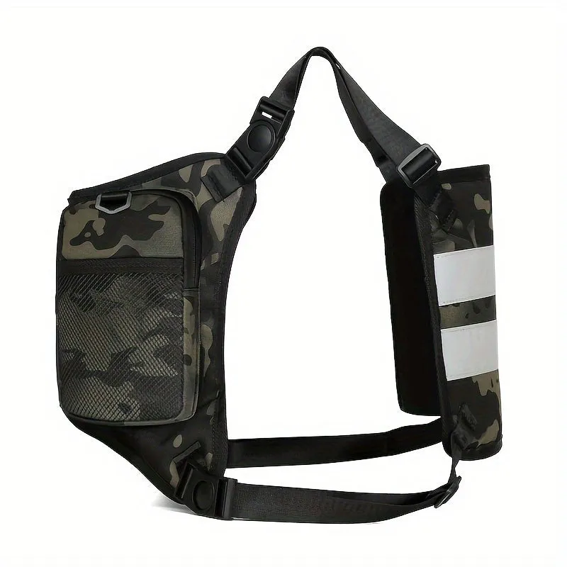 Reflective Camouflage Chest Bag Trendy Running Waist