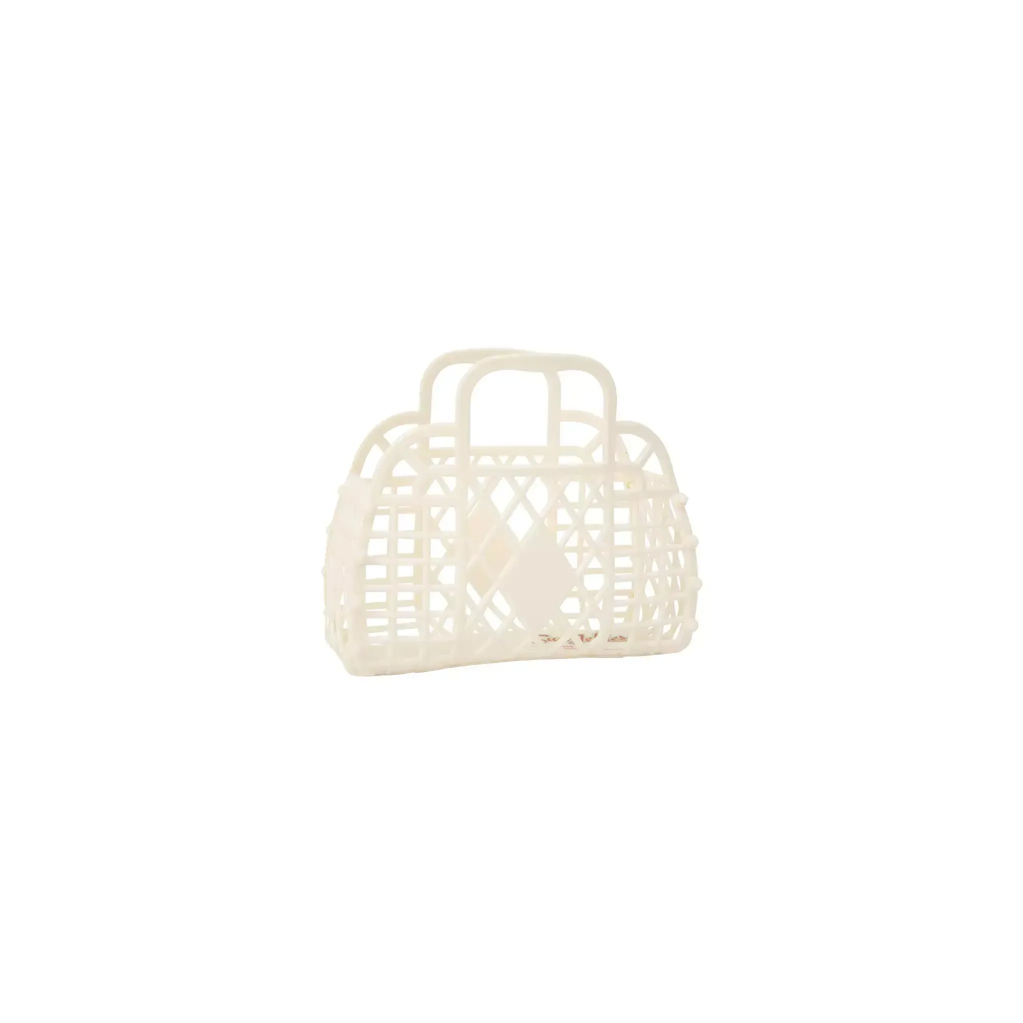 Retro Basket Jelly Bag - Mini Ivory