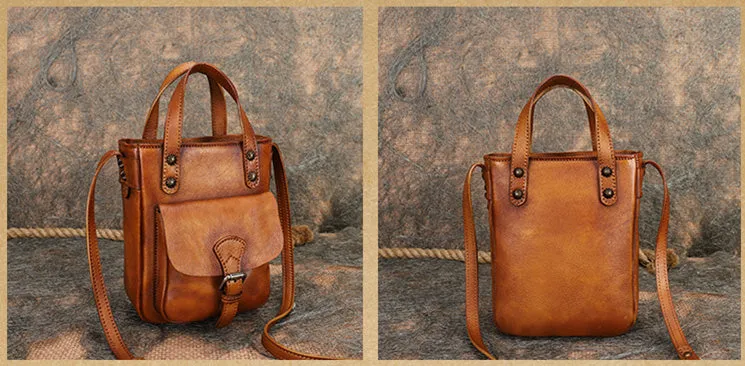 Small Leather Crossbody Purse Black Leather Shoulder Bag