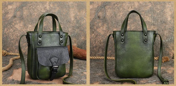 Small Leather Crossbody Purse Black Leather Shoulder Bag
