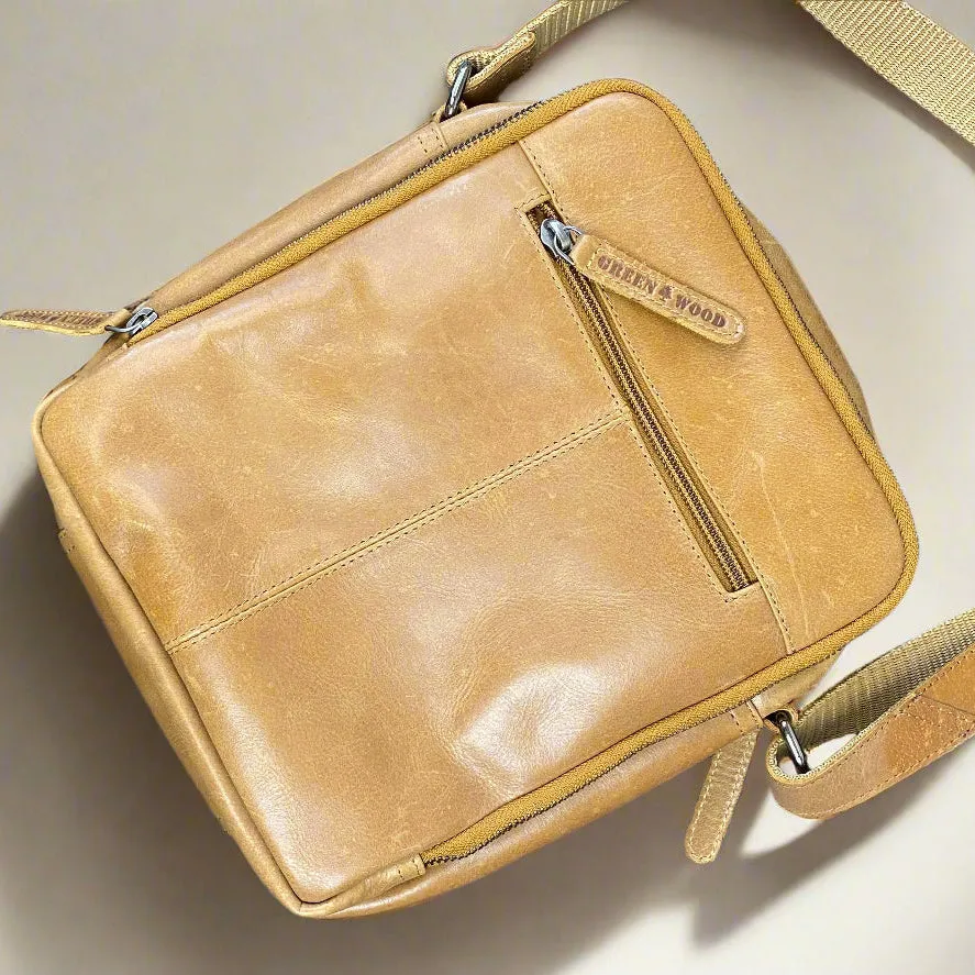 Sultan Leather Shoulder Cross Body Bag- KALGHI
