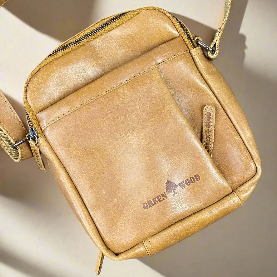 Sultan Leather Shoulder Cross Body Bag- KALGHI