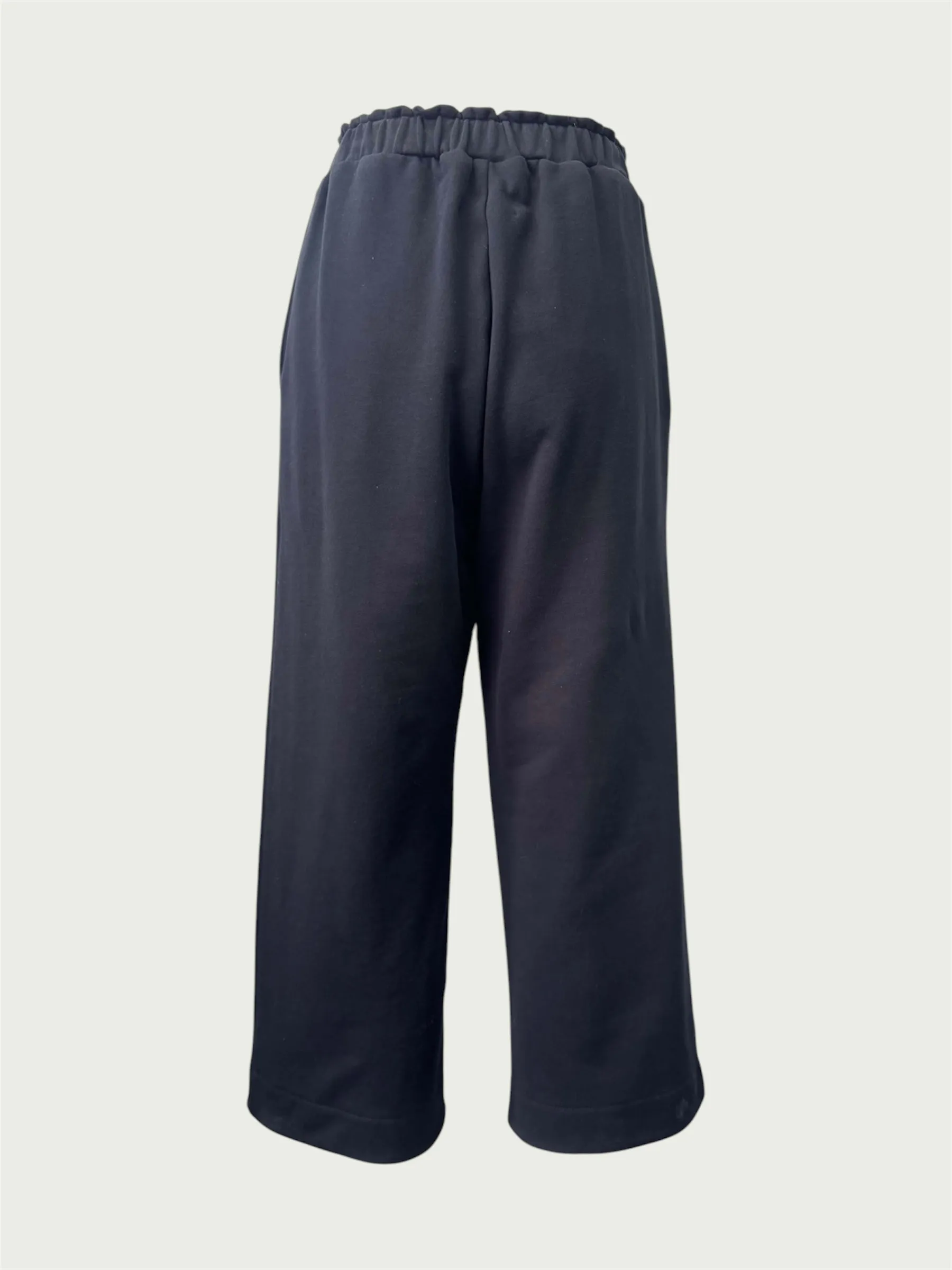 Terry Gathered Wide Leg in Black, medium / OG Price: $228.00