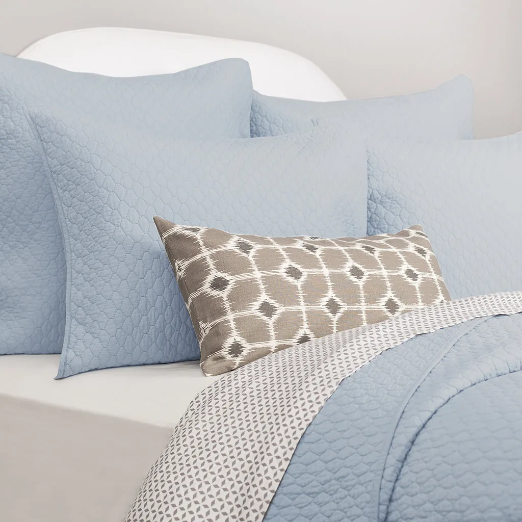 The Cloud French Blue Quilt & Sham
