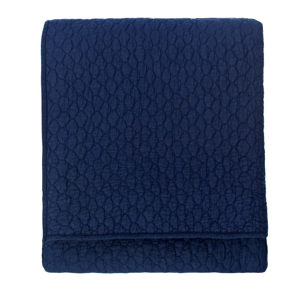The Cloud Navy Blue Quilt & Sham