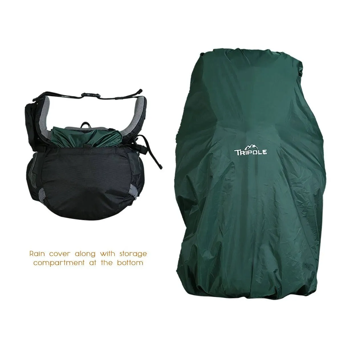 Walker Trekking and Backpacking Rucksack - 65 Litre - Black & Grey
