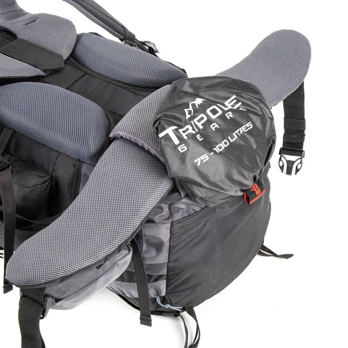 Walker Trekking and Backpacking Rucksack - 65 Litre - Black & Grey