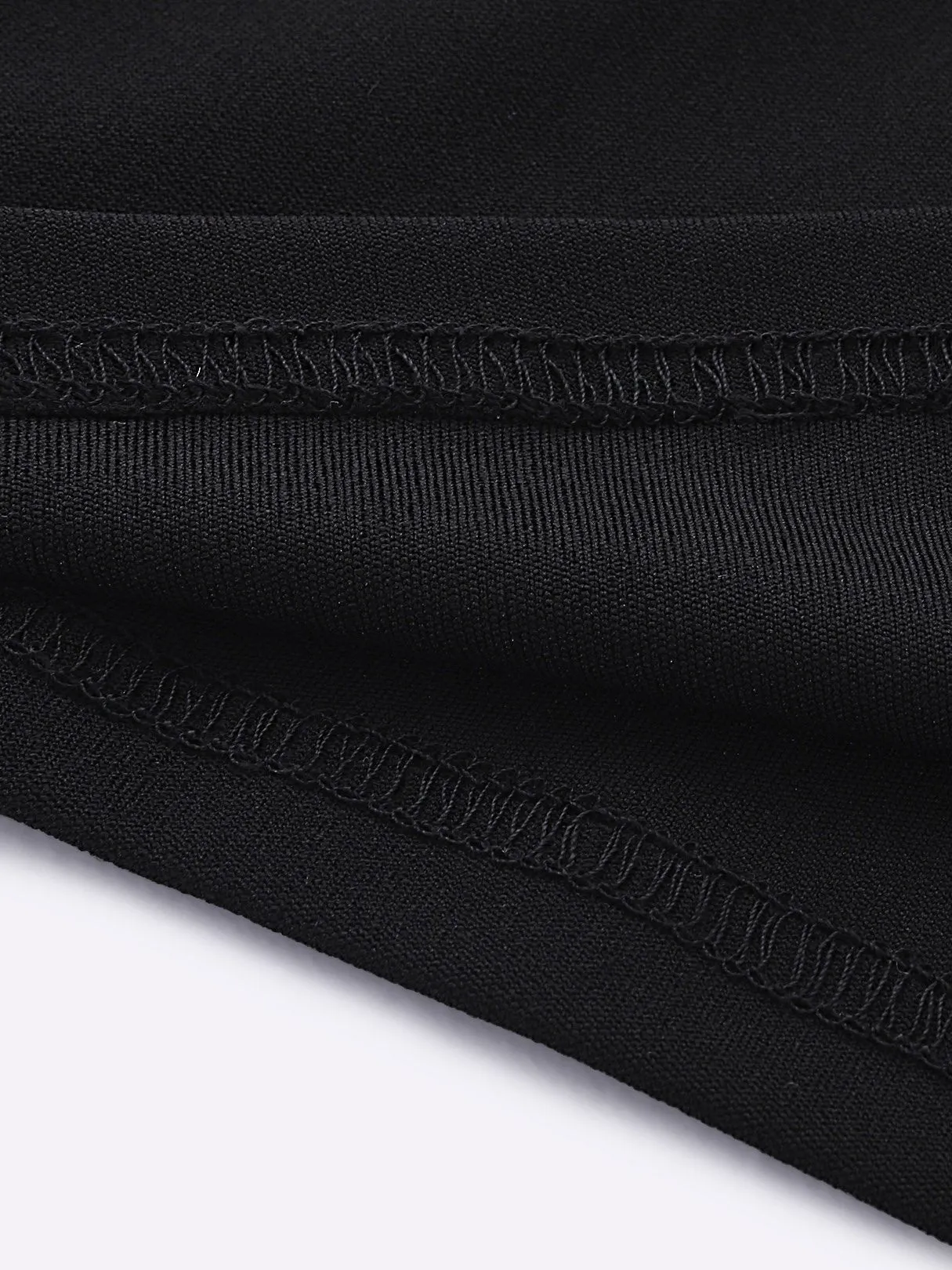 Wholesale Black Round Neck Long Sleeve Plain Cut Out Mini Dress