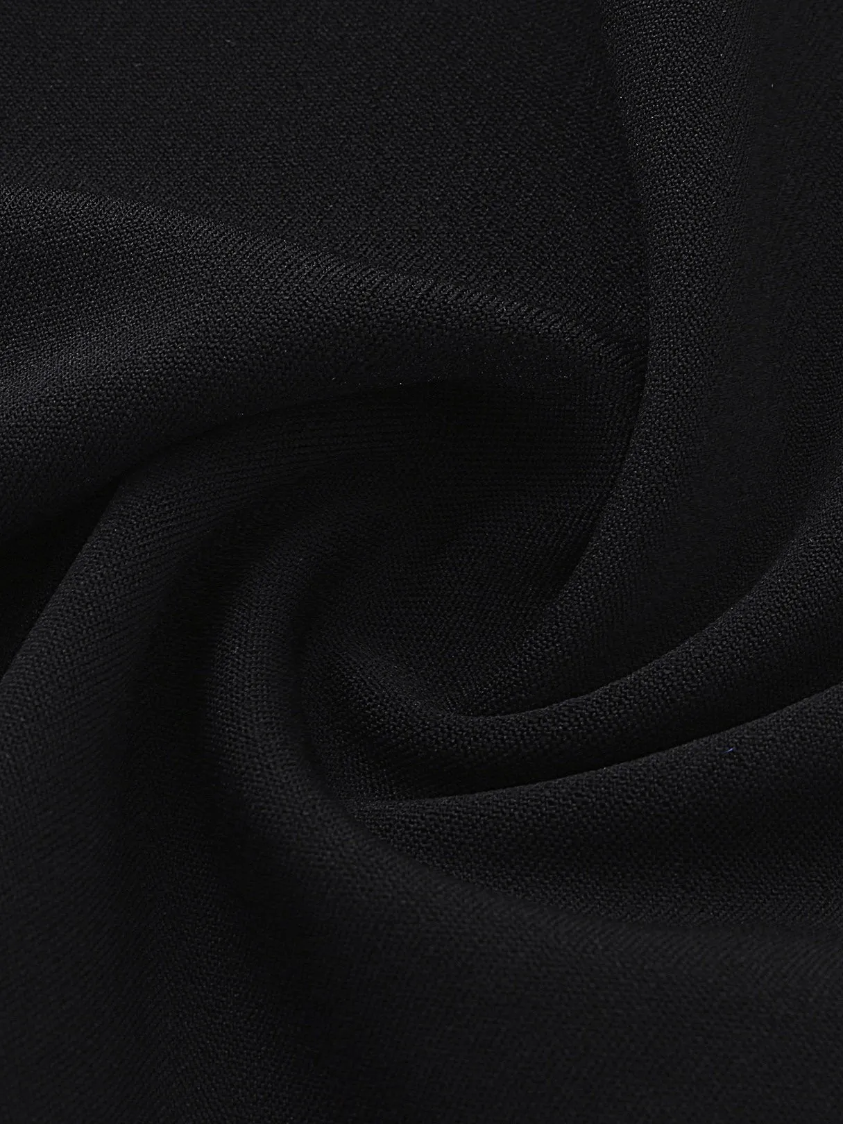 Wholesale Black Round Neck Long Sleeve Plain Cut Out Mini Dress