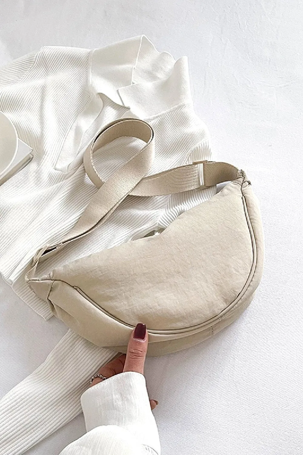 Women's Zenana Crescent Crossbody Bag