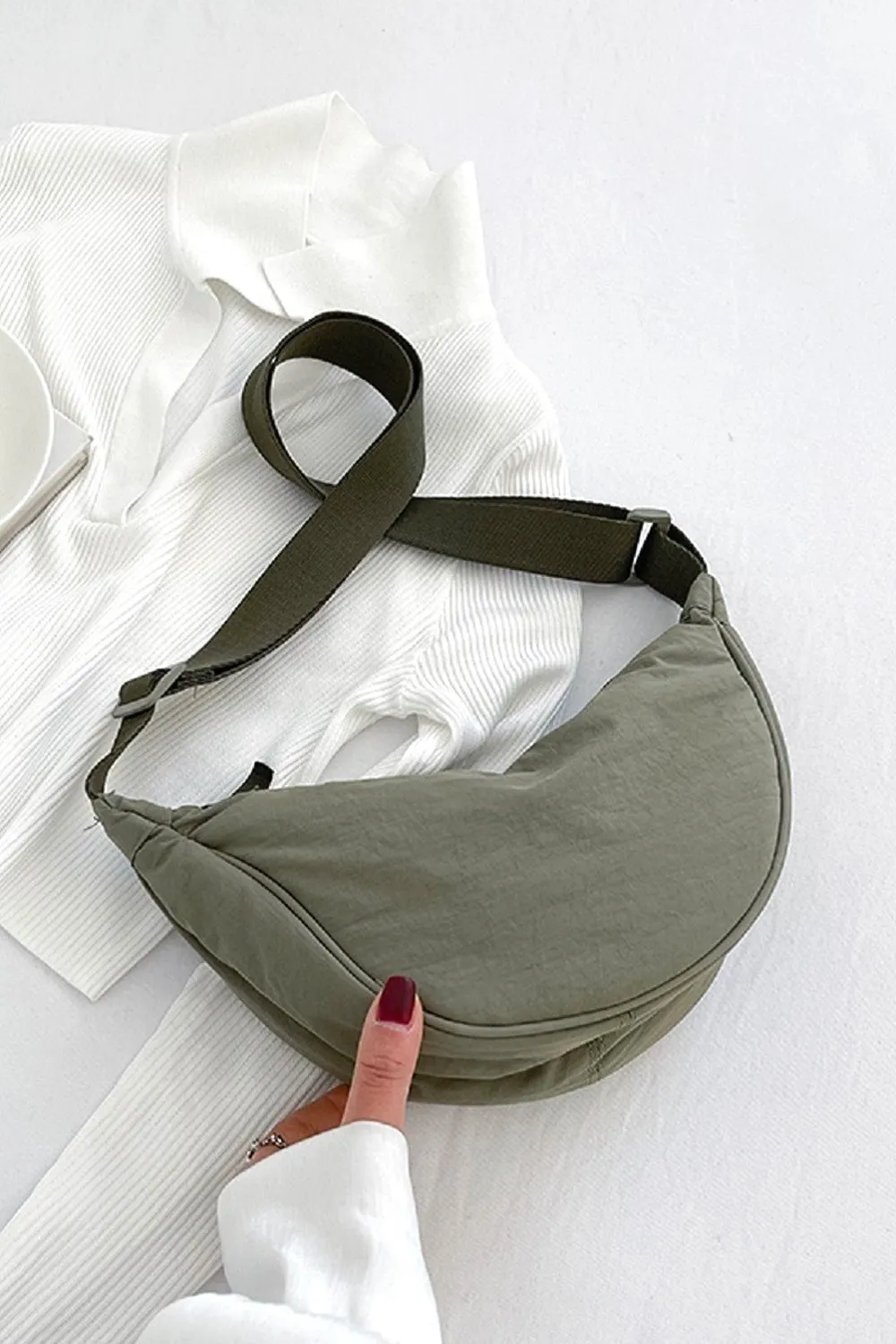 Women's Zenana Crescent Crossbody Bag