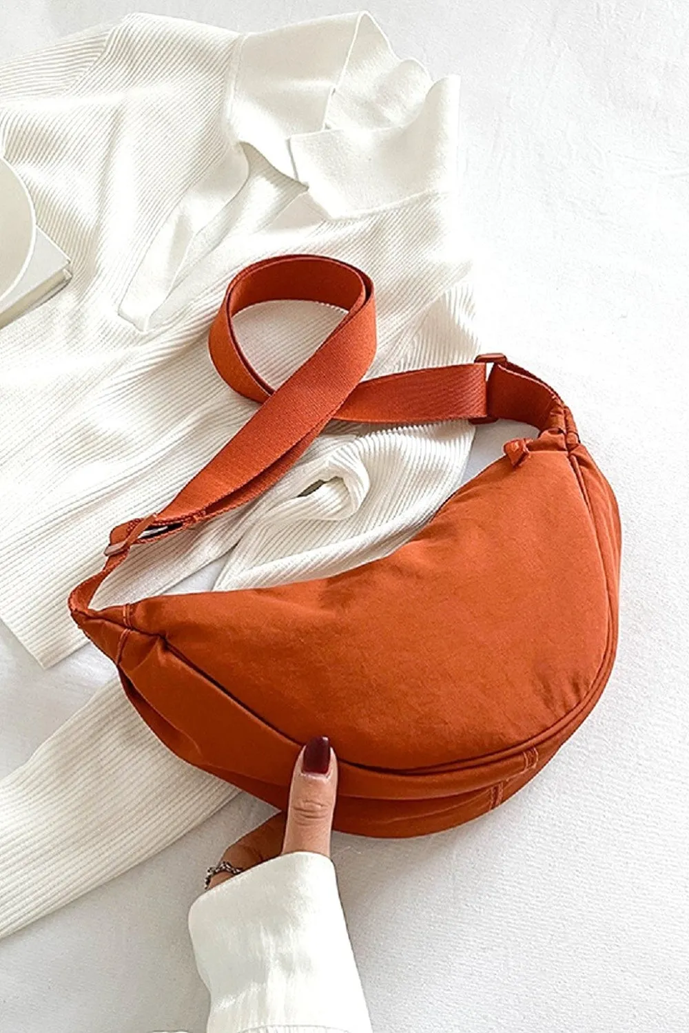 Women's Zenana Crescent Crossbody Bag