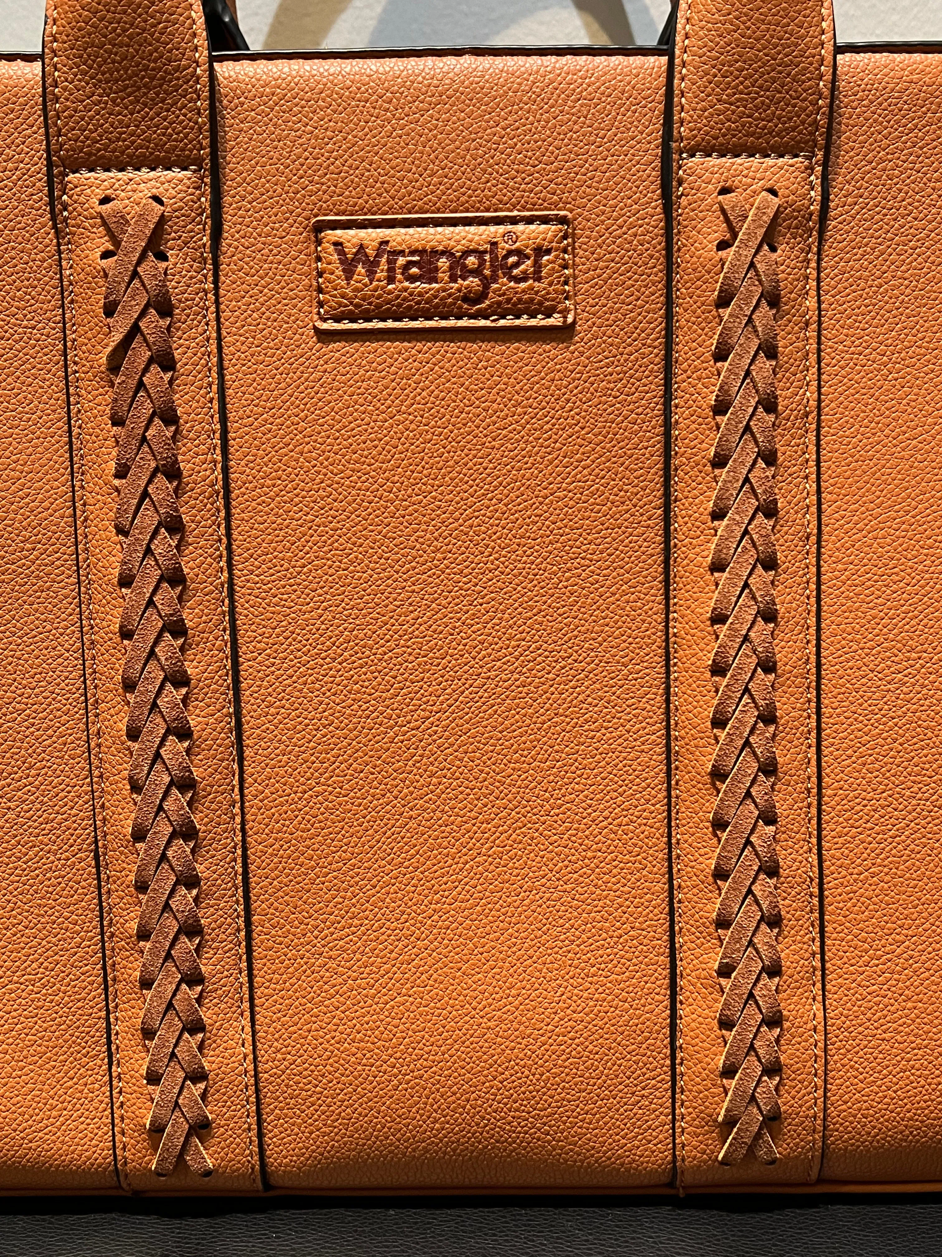 Wrangler Carry-All Tote/Crossbody Brown