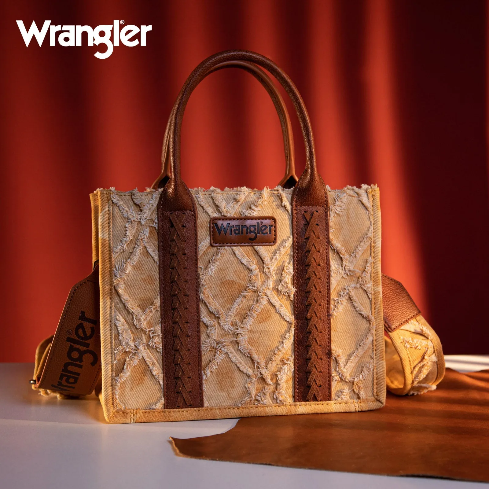 Wrangler Mini Crossbody Tote Yellow Jean