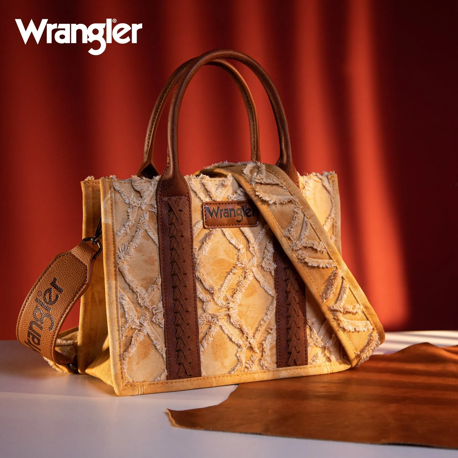 Wrangler Mini Crossbody Tote Yellow Jean